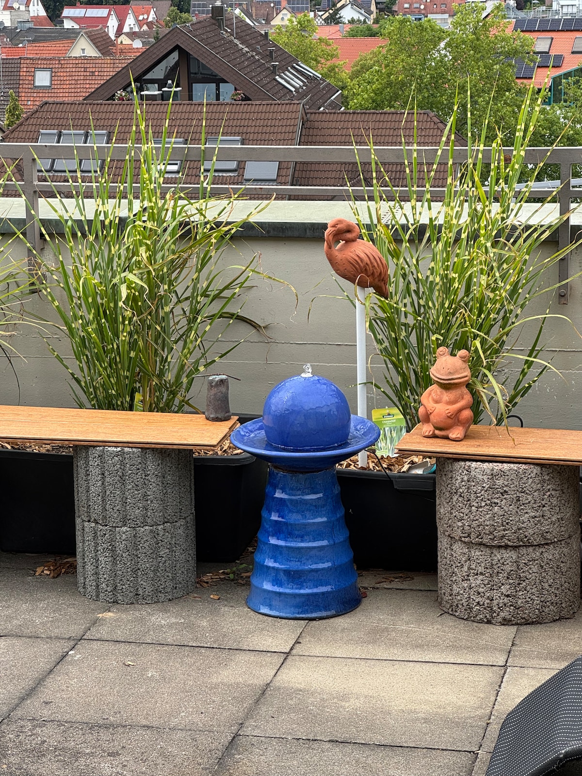 Dachterrasse & Aussicht – Sunset Suite Ditzingen 1