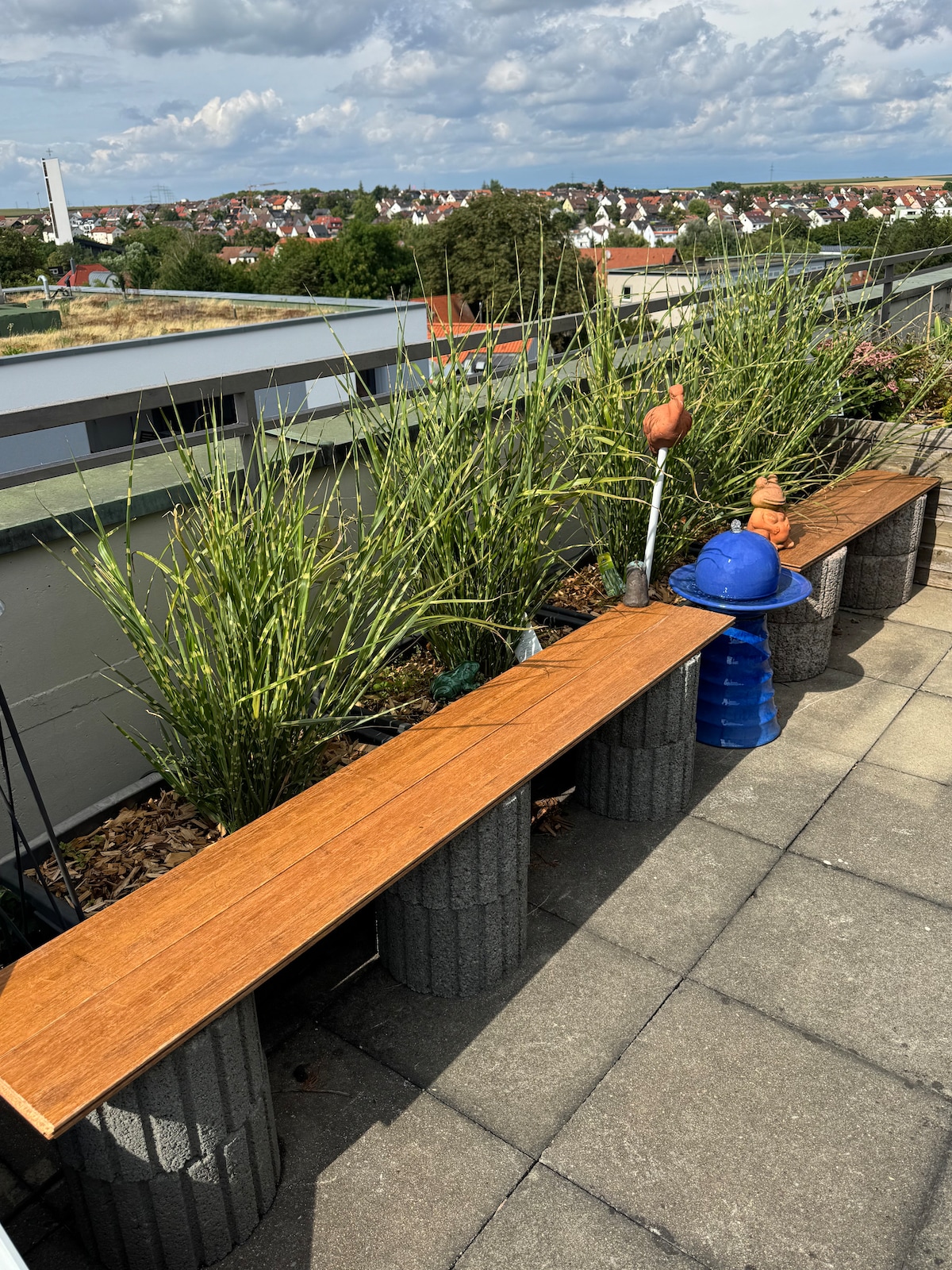 Dachterrasse & Aussicht – Sunset Suite Ditzingen 2